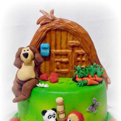 Torte basate sul cartone animato Masha e Orso