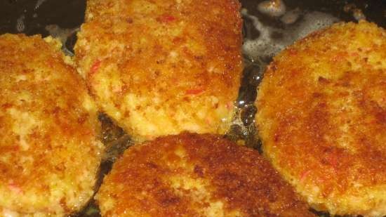 Potato cutlets Crab miracle