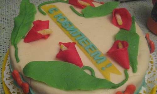 Torte di anniversario. Corporate. Emblemi.