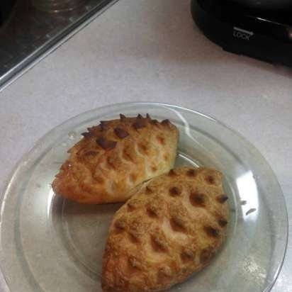 Chuletas de pollo en masa Conos de abeto