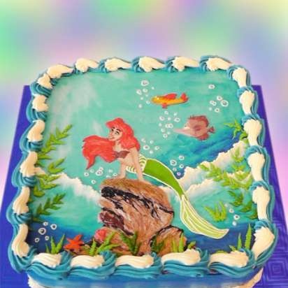 The Little Mermaid Cakes