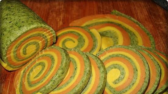 Regenboogdumplings met aardappelen en gebakken uitjes (mager)