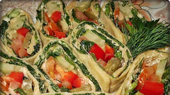 Verdure in pane pita