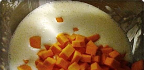 Zucca solare al forno con ricotta