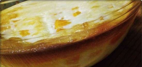 Zucca solare al forno con ricotta