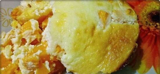 Zucca solare al forno con ricotta