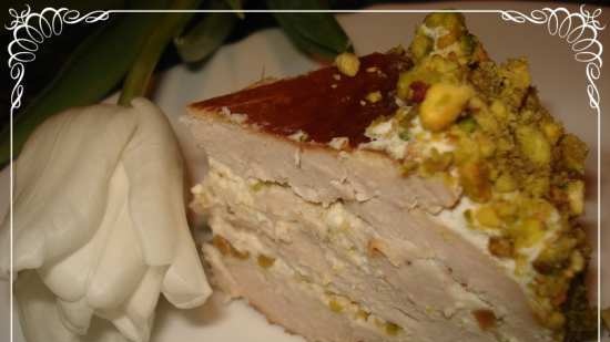 Torta di pollo affumicata con pistacchi (affumicatoio marca 6060)