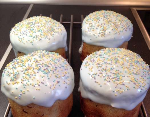 Kulich con Myasoedovskaya en el horno (clase magistral)