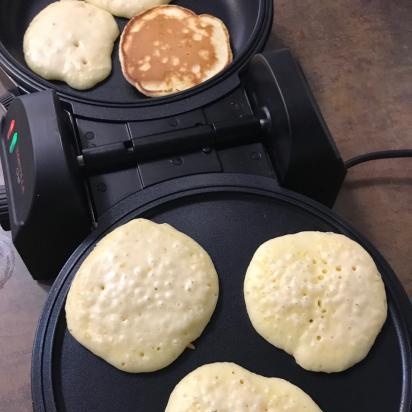 Pancakes with milk