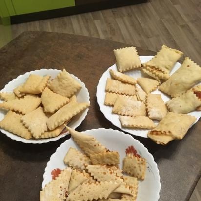 Crisps Di Crackers Di Grano chiaro