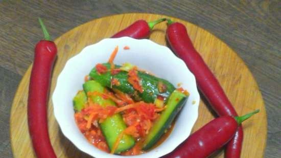 Korejské okurky kimchi