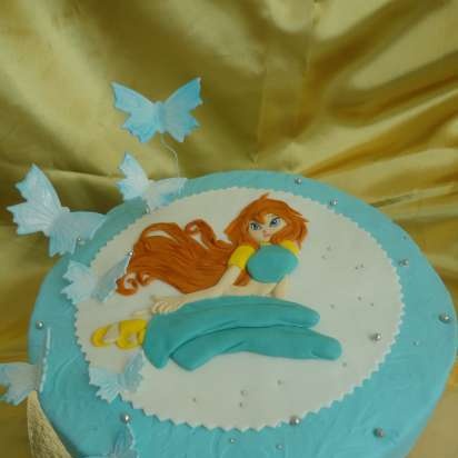 Torte con fate basate sul cartone animato Winx e altri