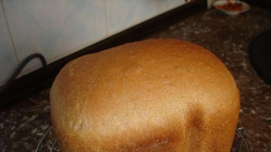 Pane contadino in una macchina per il pane