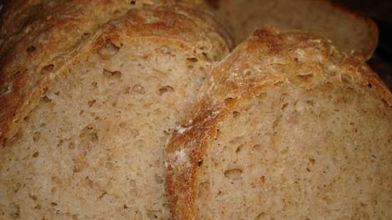 Yoghurtbrood zonder kneden (in de oven)