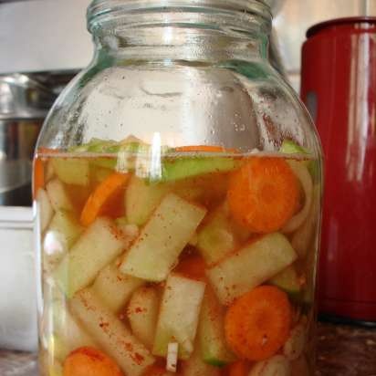 Radish on water or Flour chimchi