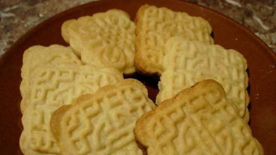 Cookies Dùng cho trà. Đối với một con tem (theo GOST, điều chỉnh một chút)