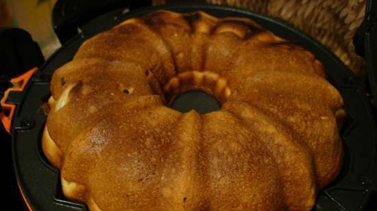 Semolina muffin with raisins and bitter chocolate (muffin bowl GFW-025)