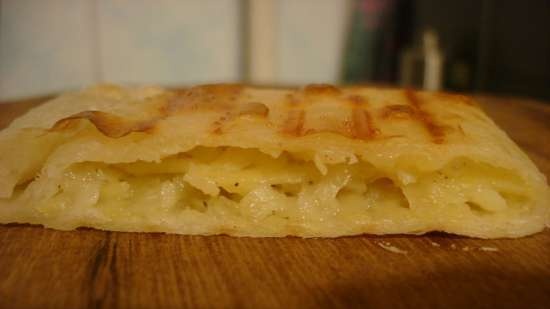 Chouxed unleavened dough for baked pies and your favorite pumpkin filling