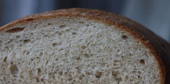 Pane con lavanda e miele di grano saraceno