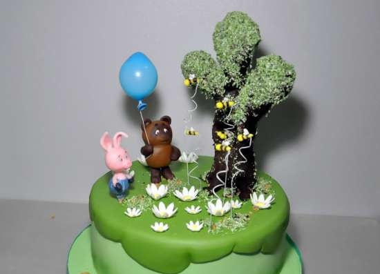 Torte basate sul cartone animato Winnie the Pooh e tutto, tutto, tutto