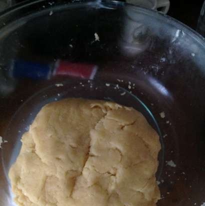 Tarta de manzana con relleno de crema agria