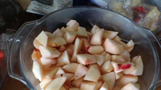 Pastel de manzana americano japonés