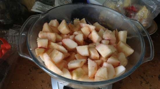 Pastel de manzana americano japonés