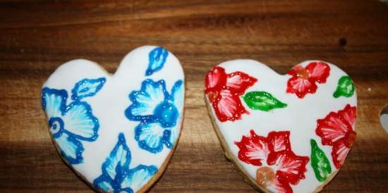 We decorate gingerbread cookies, cookies