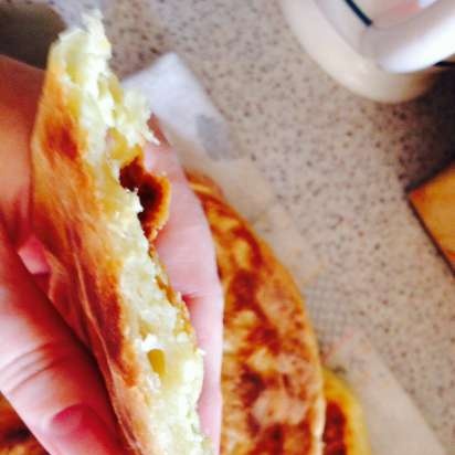 Khachapuri from homemade dough