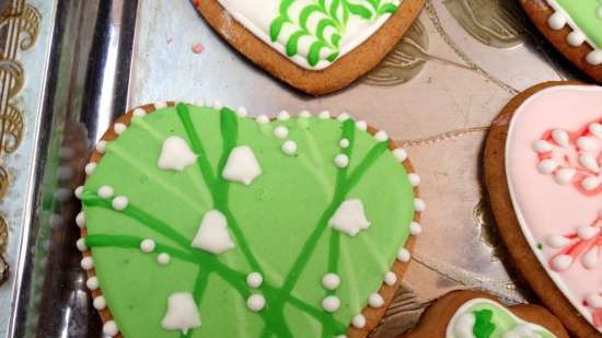 Decoramos galletas de jengibre, galletas