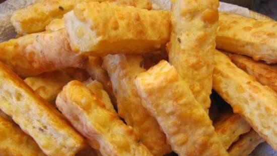 Cheese sticks with cumin