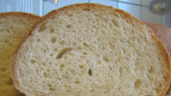 Wheat loaf made from premium flour