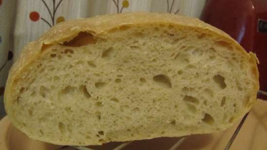 Artisanal bread without kneading