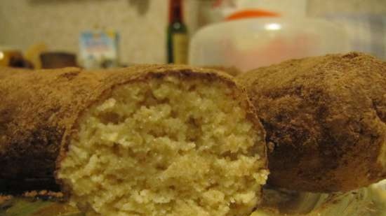 Torta di patate con latte condensato