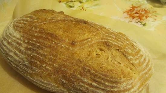 Pane contadino a base di campagna francese