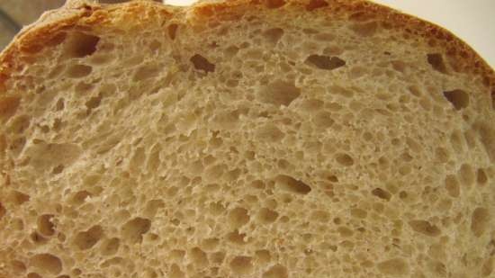 Pane contadino a base di campagna francese