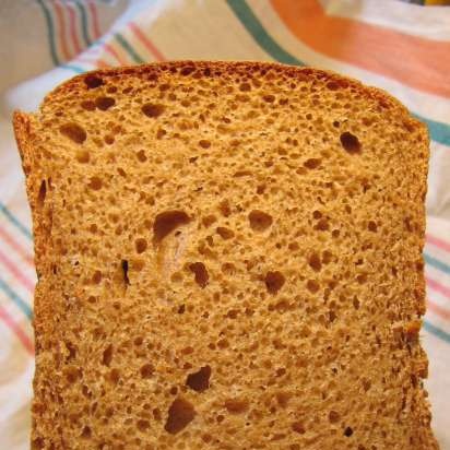 Rye bread with beer and sourdough