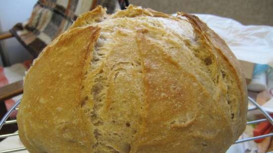 Pane a lievitazione naturale con birra scura