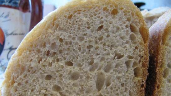 Pane a lievitazione naturale con birra scura