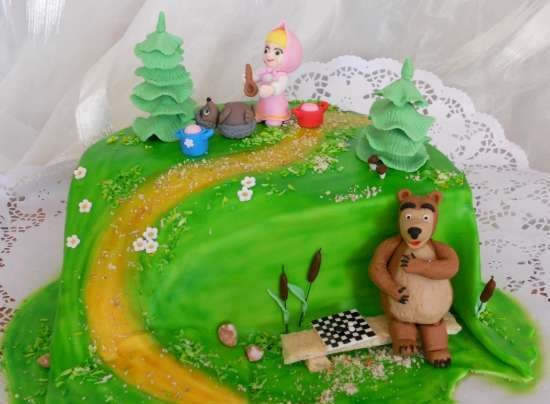 Torte basate sul cartone animato Masha e Orso