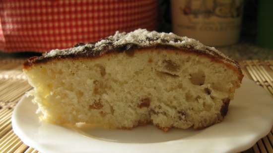 Magdalena con leche condensada (tres minutos) en una multicocina Panasonic y en un horno milagroso.