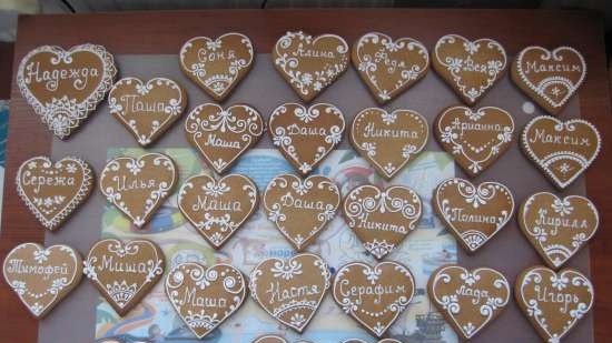 Decoramos galletas de jengibre, galletas