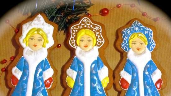 We decorate gingerbread cookies, cookies