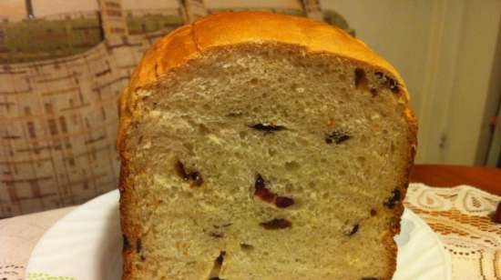 Pane di grano con miele e ricotta (macchina per il pane)