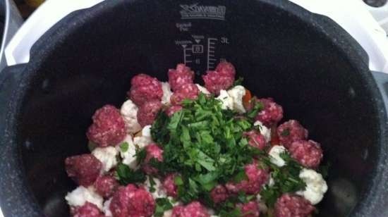 Zuppa di verdure con polpette al Cuckoo 1051