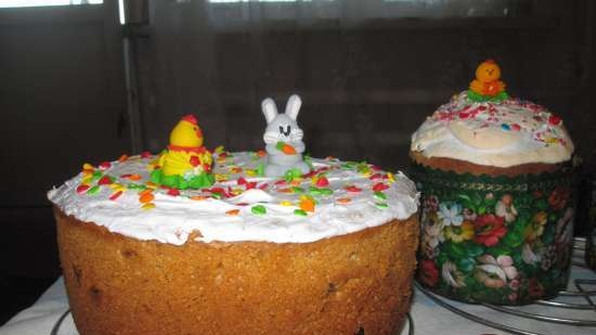 Easter cake in a slow cooker