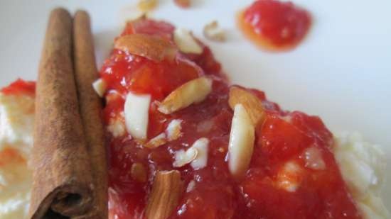 Dessert tomato confiture