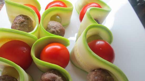 Beef Meatball Skewers Picnic Invitation