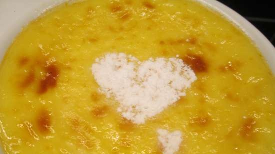 Milk-orange dessert (Il latte in piedi)