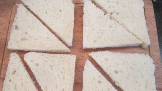 Panini con mozzarella per colazione